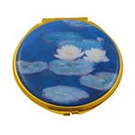 Miroir rond d'aprs Claude Monet